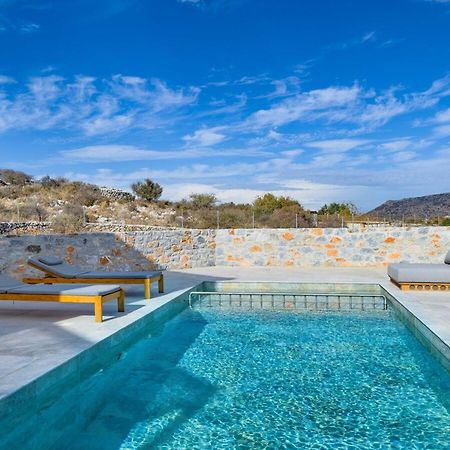 Gianna'S Panoramic Seaview Twin Villas With Private Pools Kefalas Exterior photo