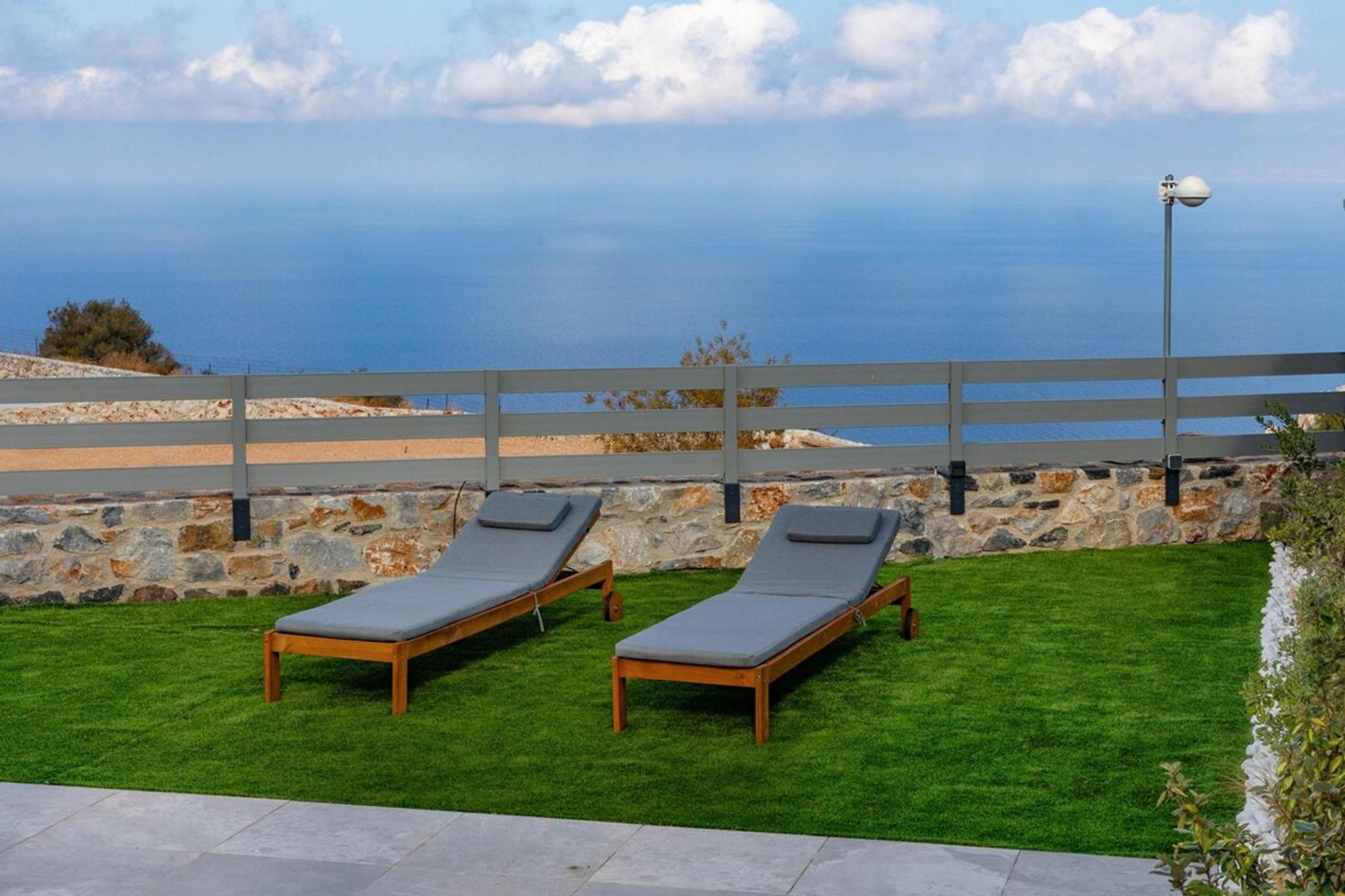 Gianna'S Panoramic Seaview Twin Villas With Private Pools Kefalas Exterior photo