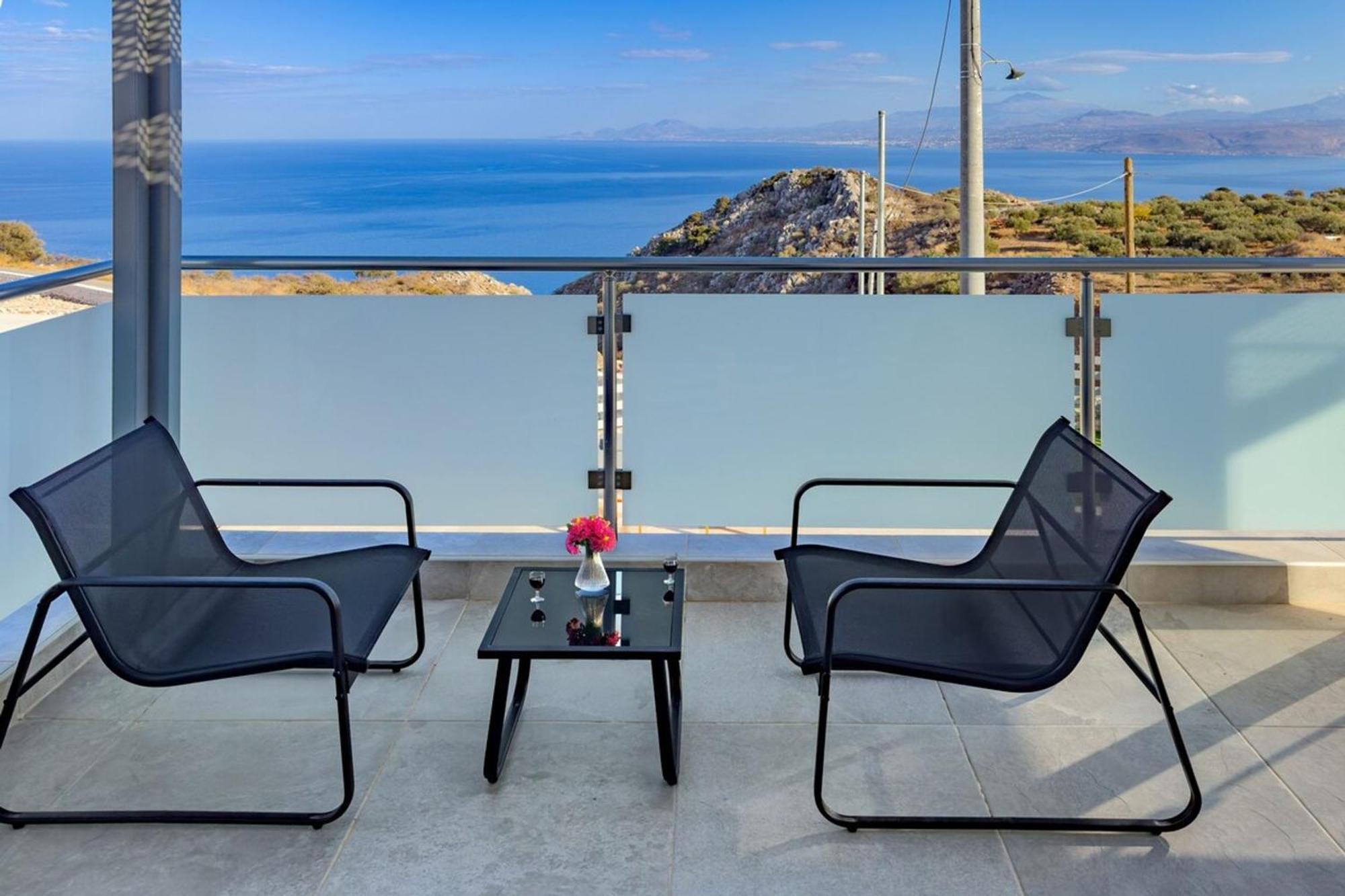 Gianna'S Panoramic Seaview Twin Villas With Private Pools Kefalas Exterior photo